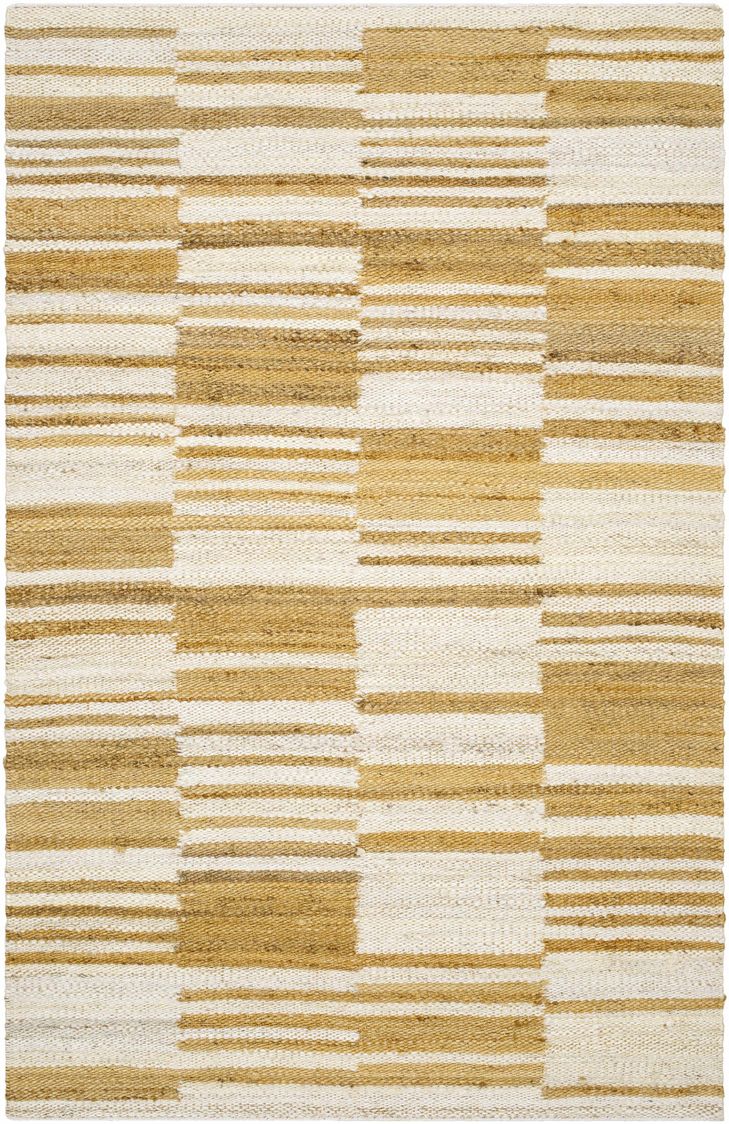 Thyra Broken-Striped Jute Rug
