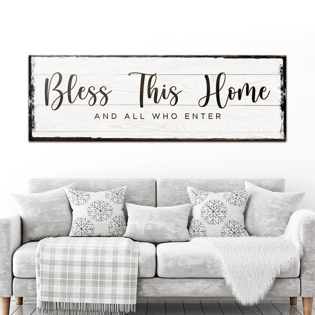 Bless This Home Sign