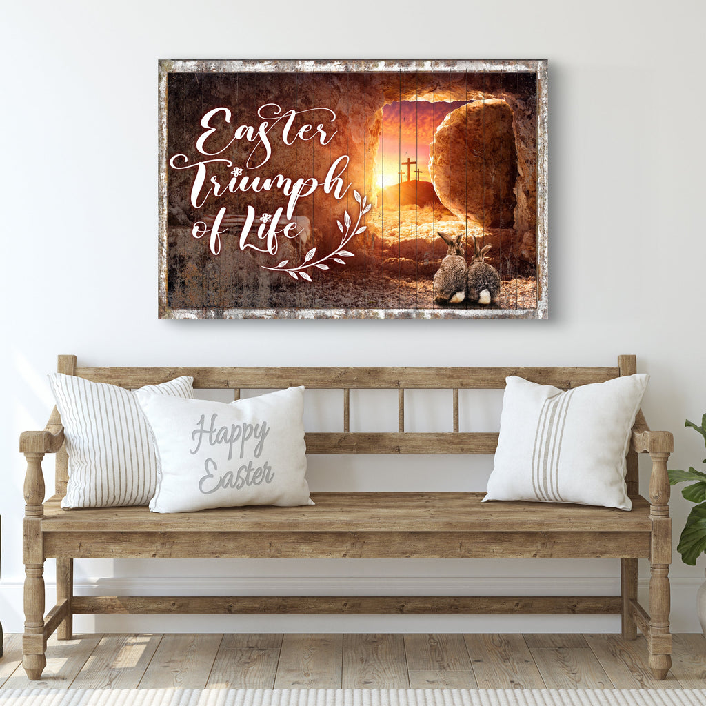 Easter Triumph Of Life Sign