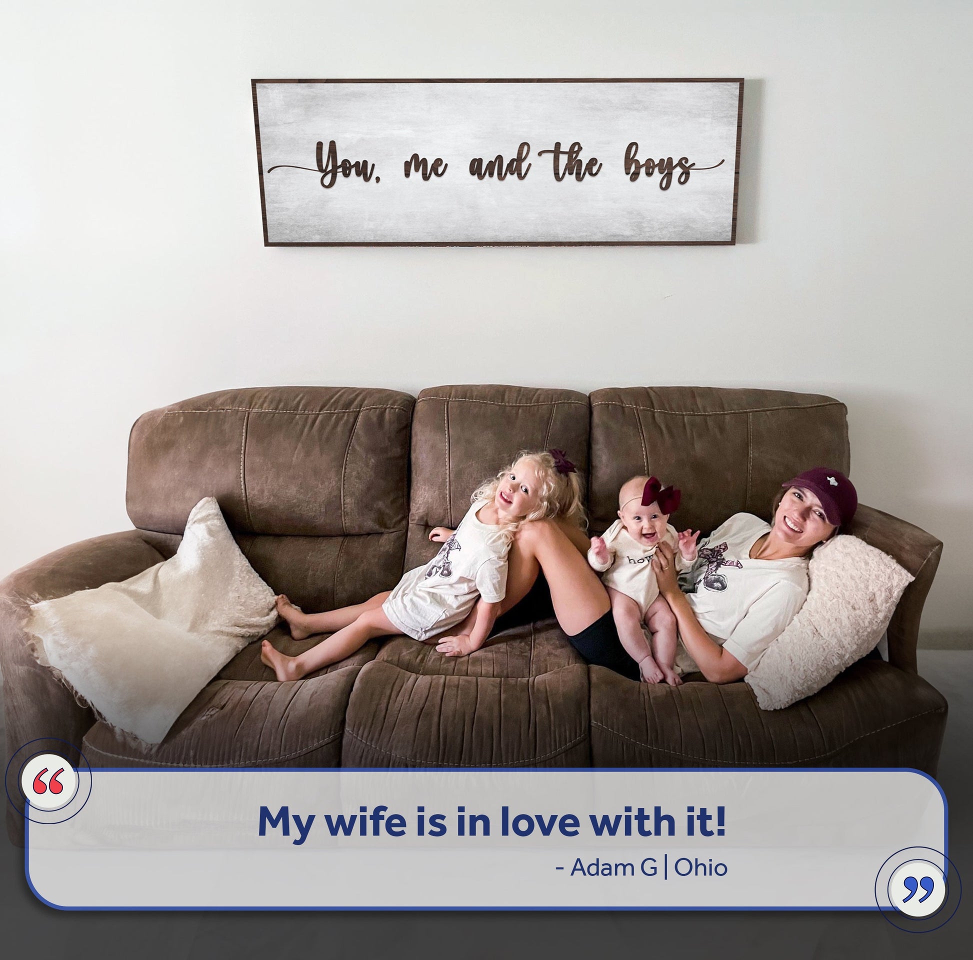 You, Me, And The Girls Sign