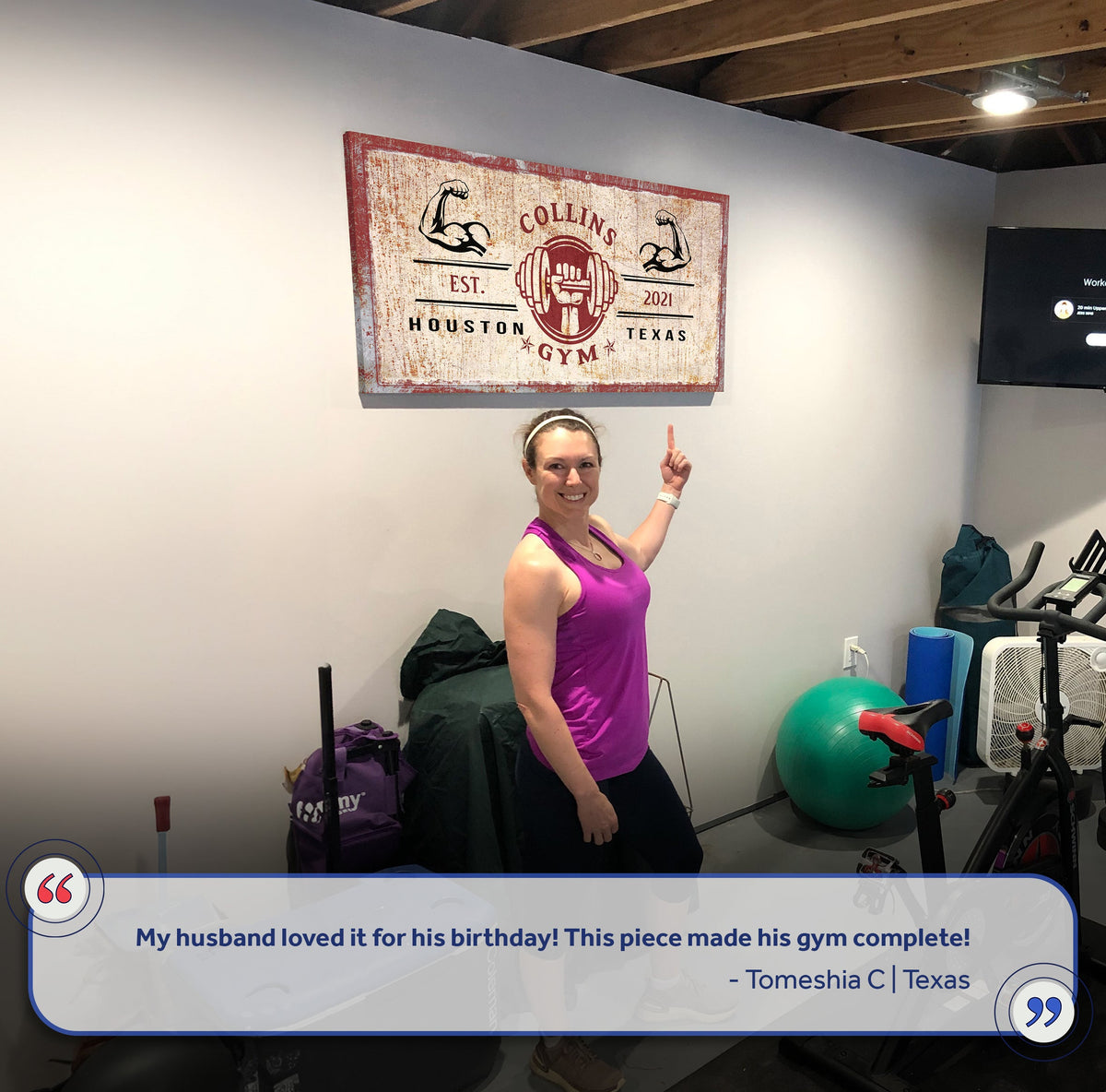 Gym Sign X