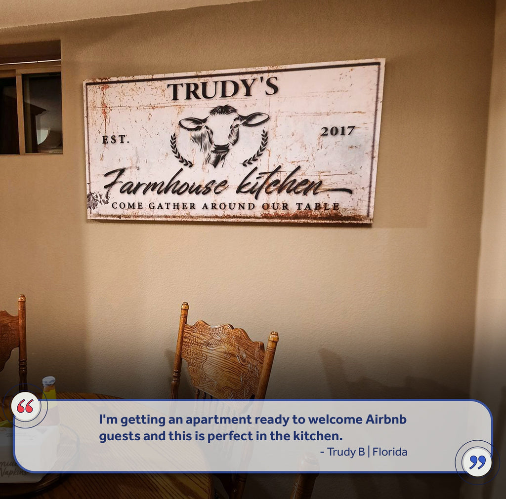 Farmhouse Kitchen Sign