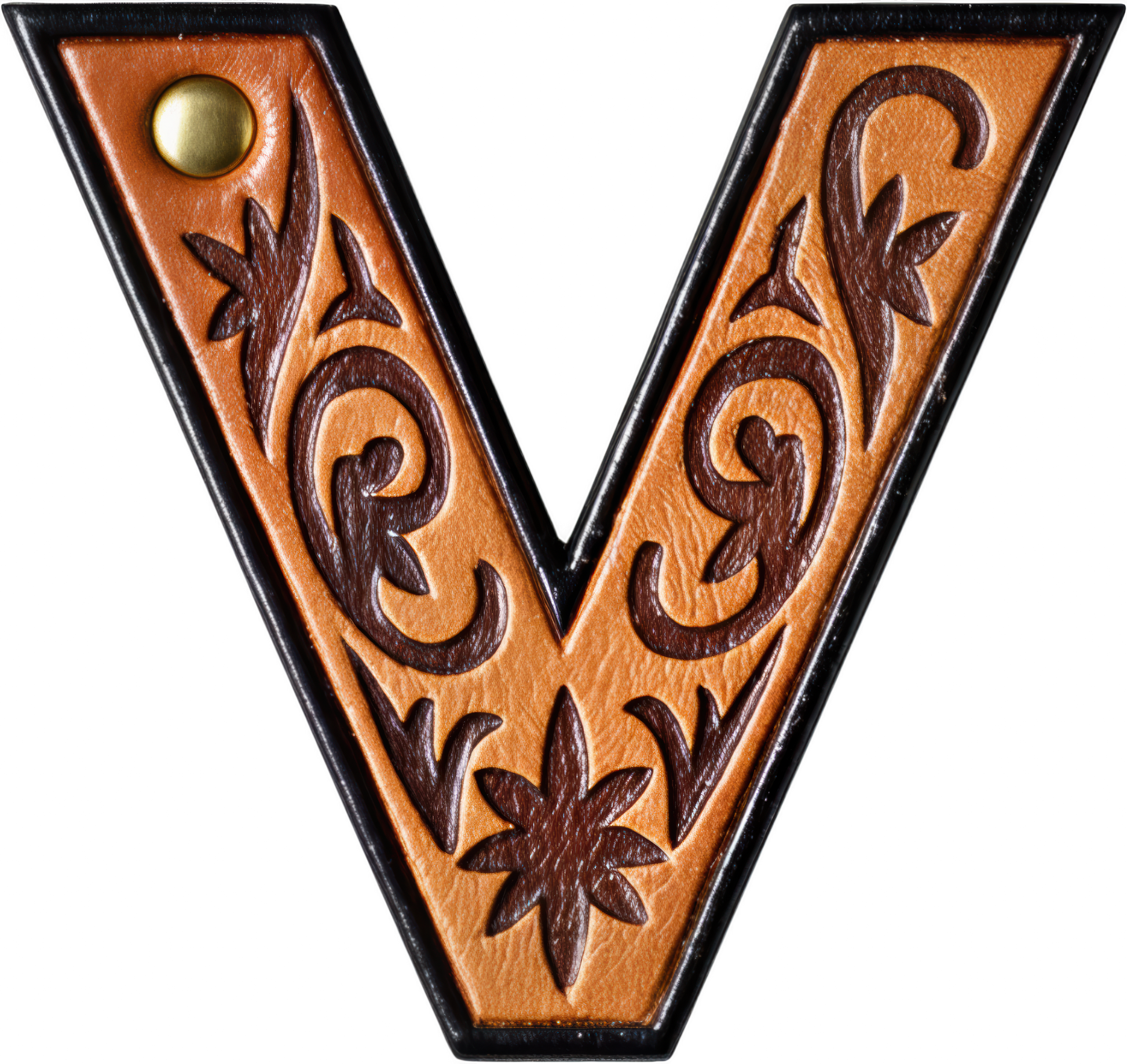 Baha Ranch Monogrammed Initial Western Leather Look Saddle Longhorn Cowboy Cowgirl Kitchen Dish Towels Made in America