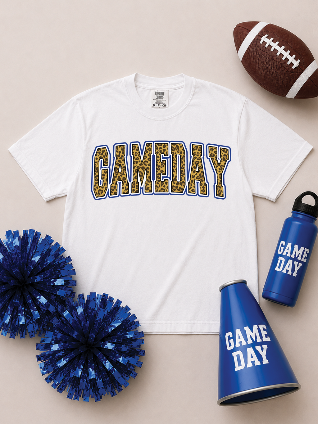 Game Day Block Graphic Comfort Color Boxy T-Shirt