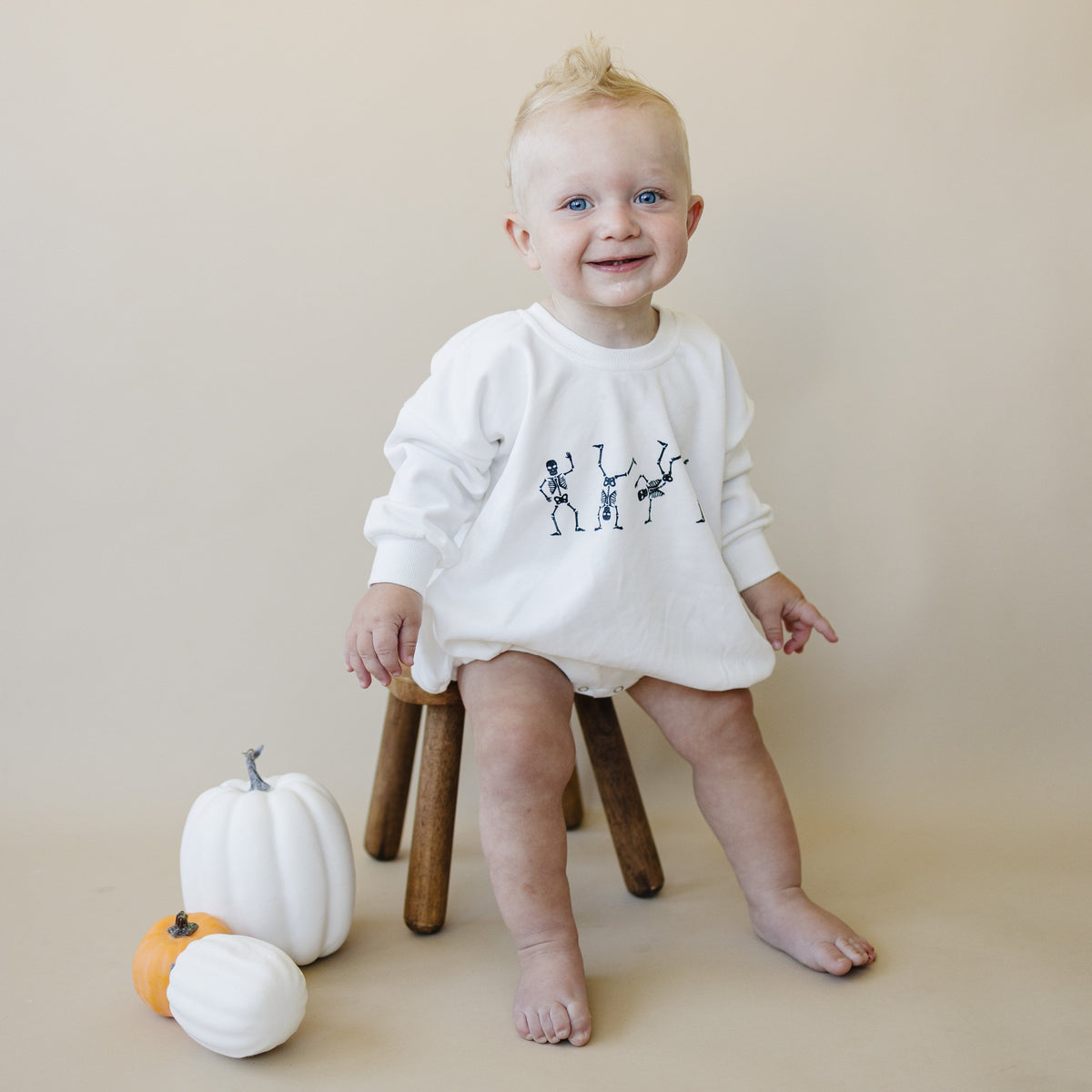 Dancing Skeletons Sweatshirt Romper