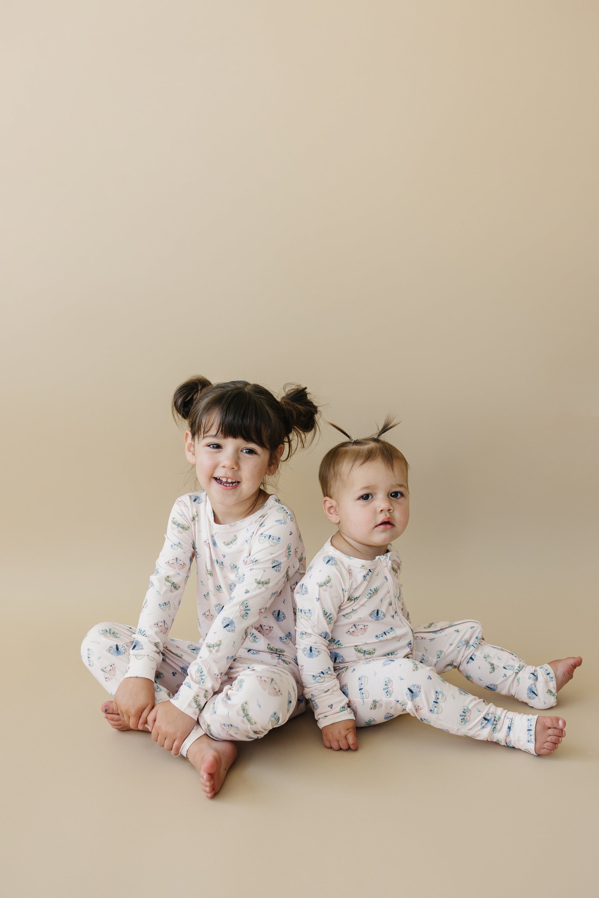 Luna Moths Bamboo Zippy Pajamas