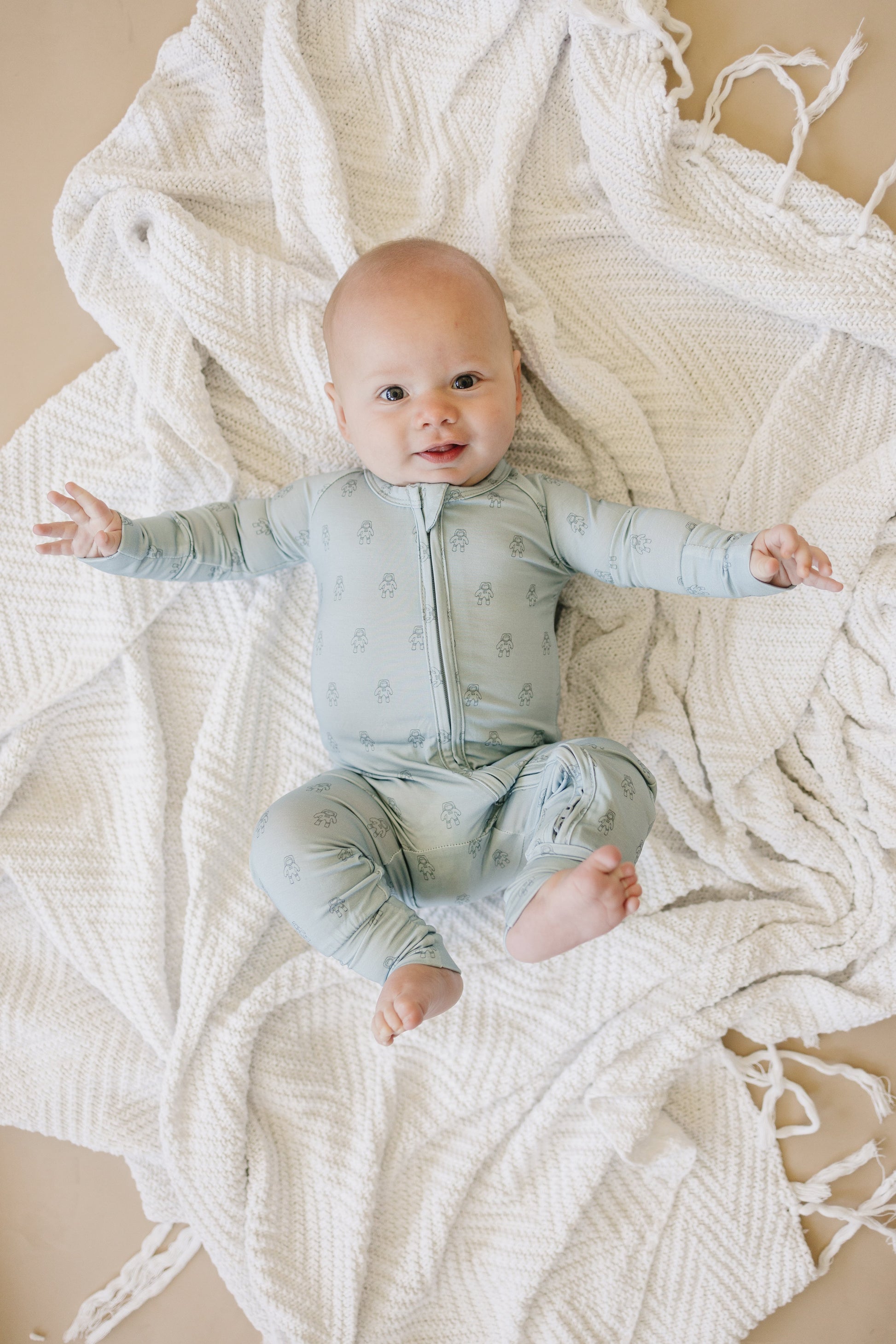 Fly Me to the Moon Bamboo Zippy Pajamas