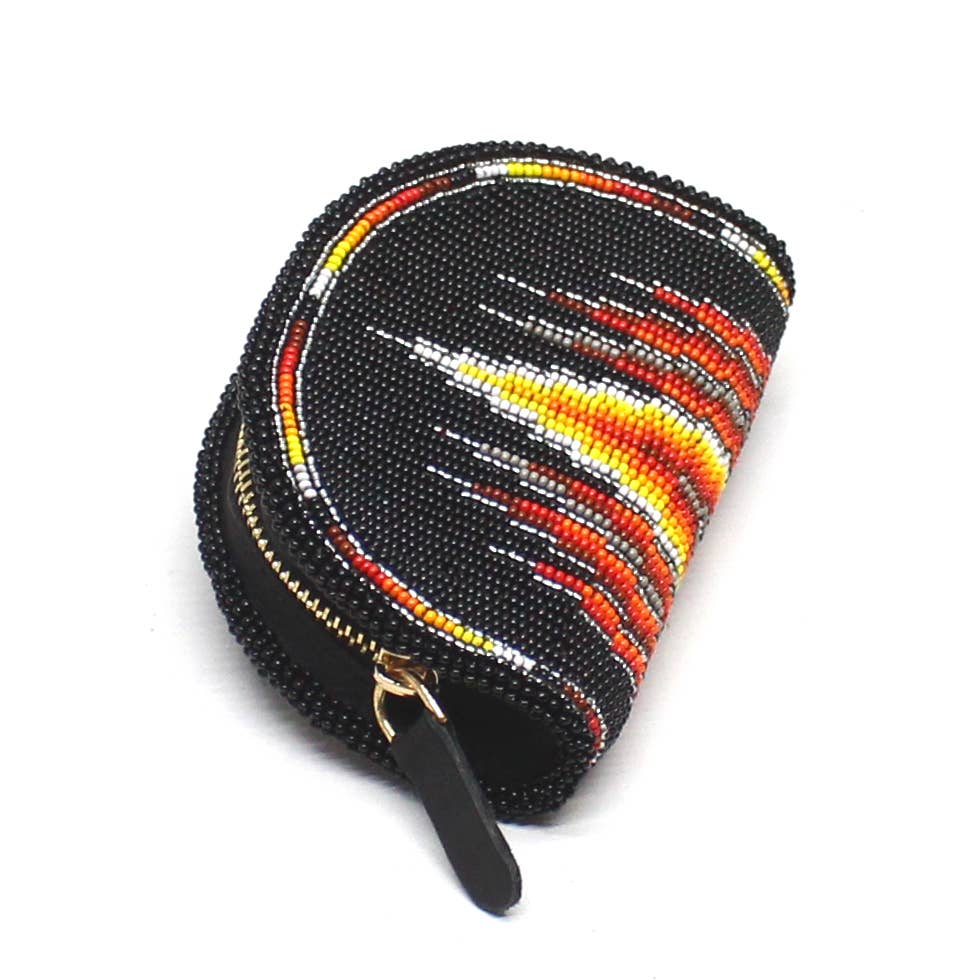 Bonfire Beaded Coin Purse