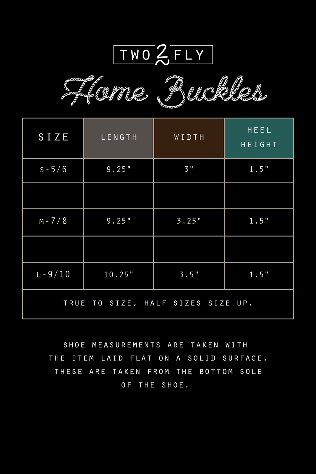 HOME BUCKLES *SADDLE