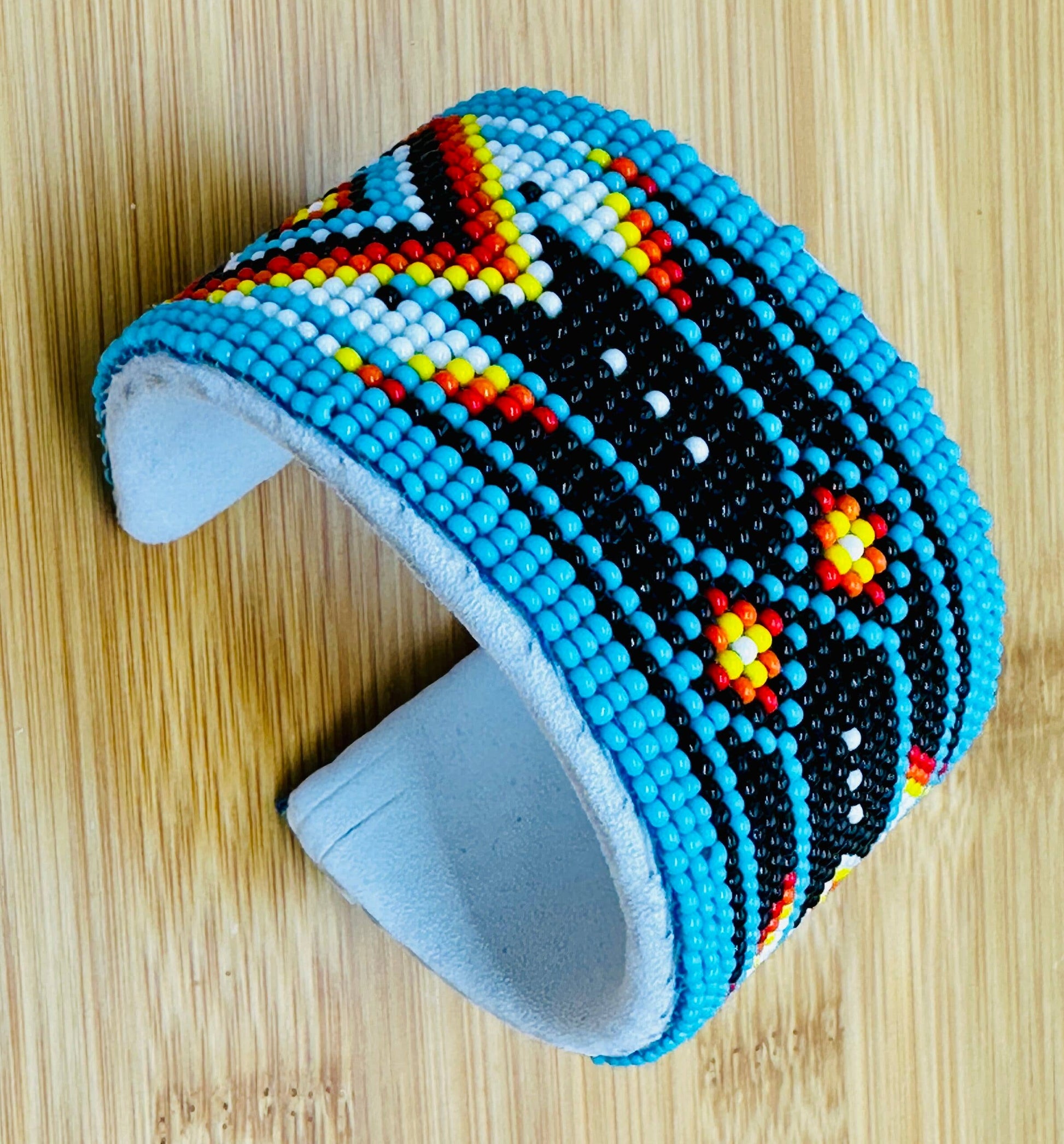Cyan Blue Diamond Cuff