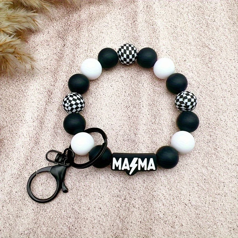 B/W MAMA Keyring