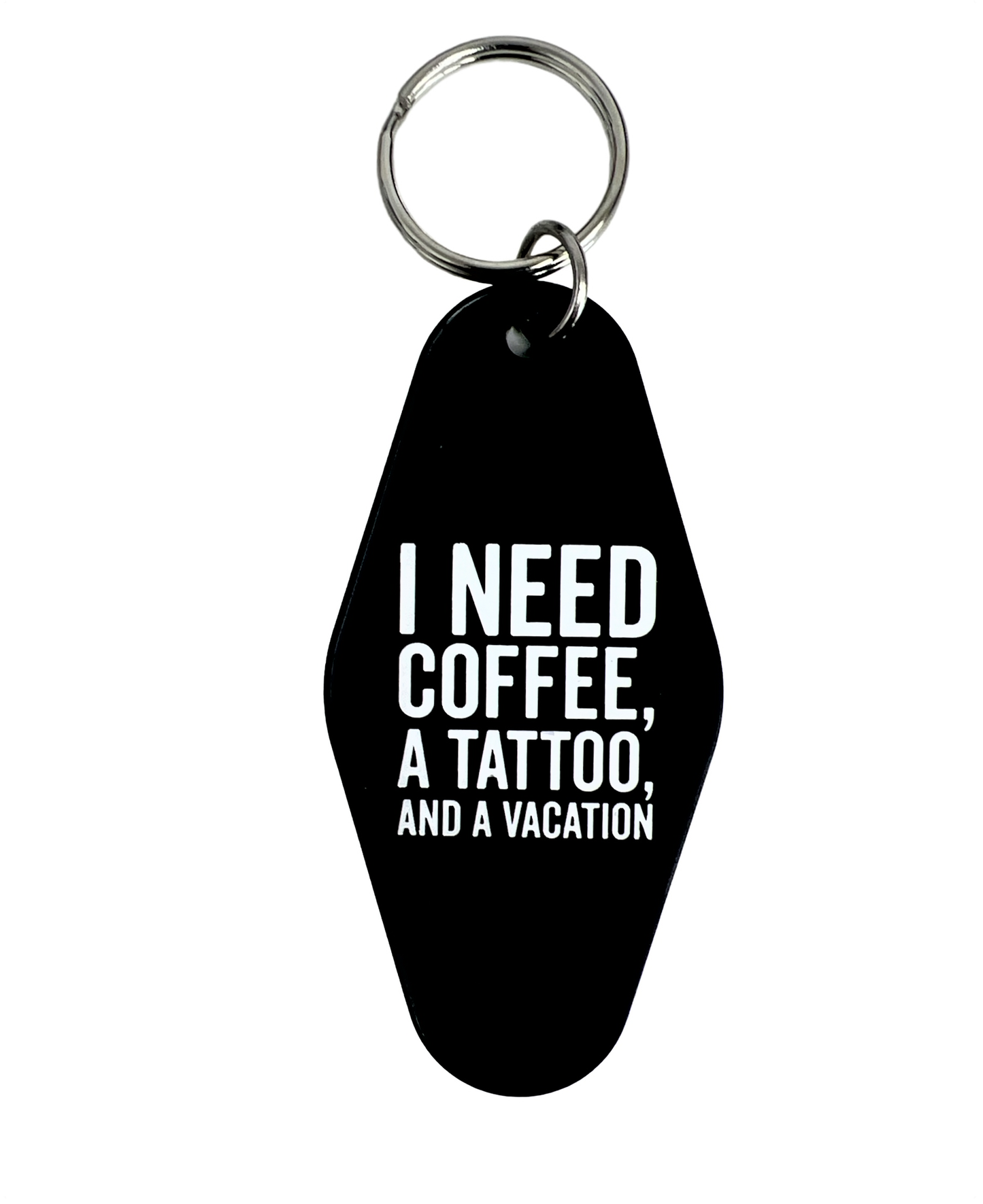 I Need Coffee Keychain