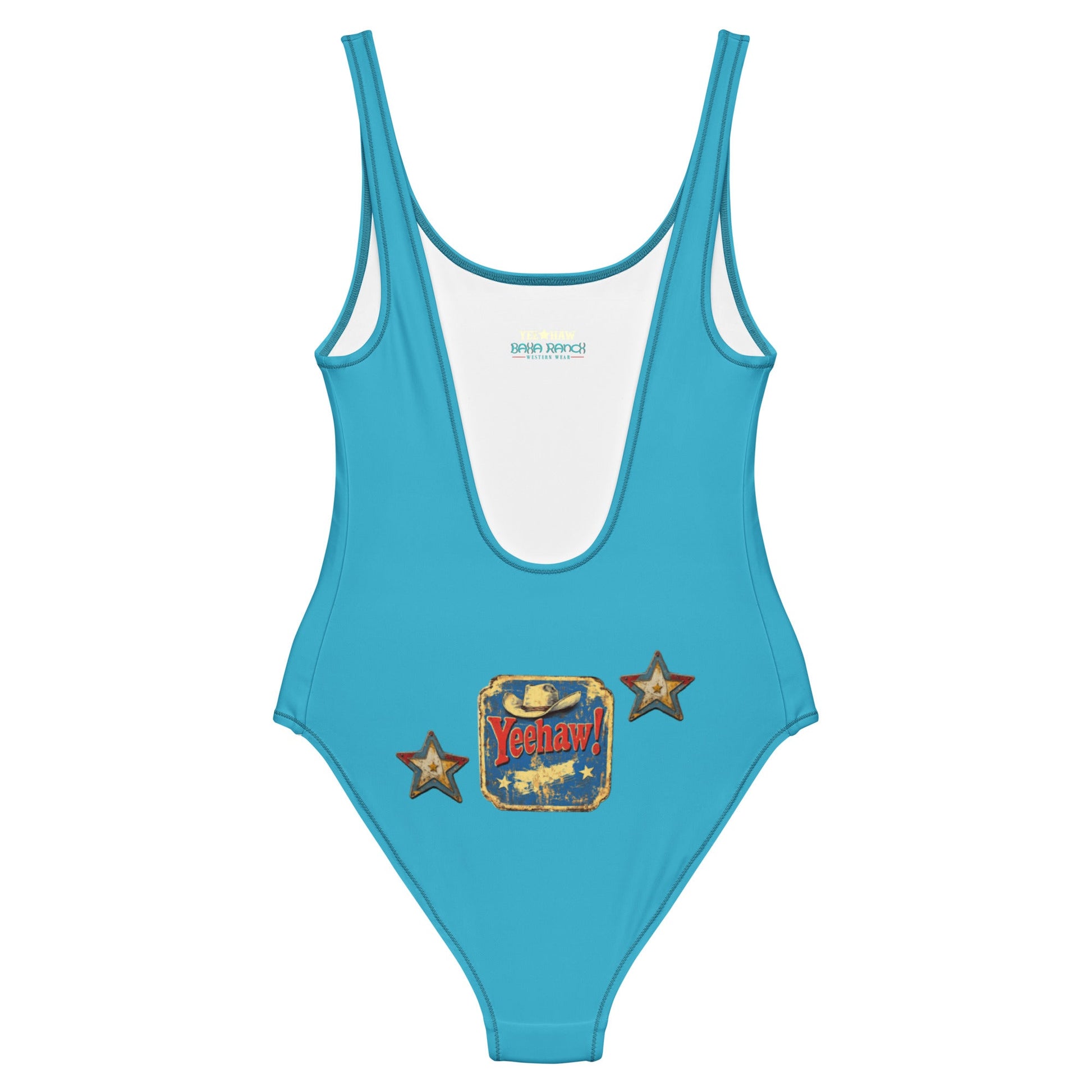 Baha Ranch Yeehaw Vintage Cowgirl One-Piece Swimsuit