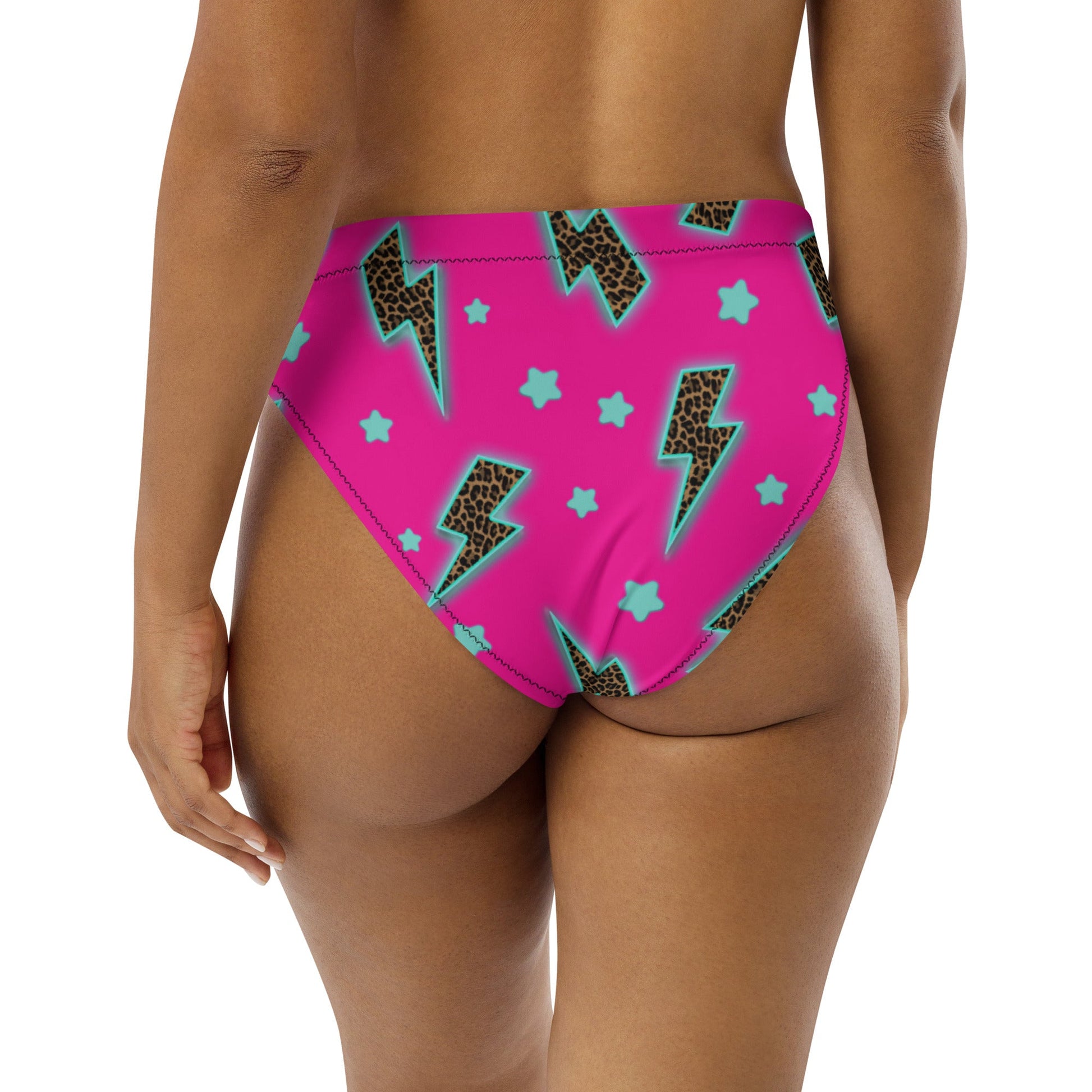 Baha Ranch Yeehaw Leopard Lightning Bikini Bottom