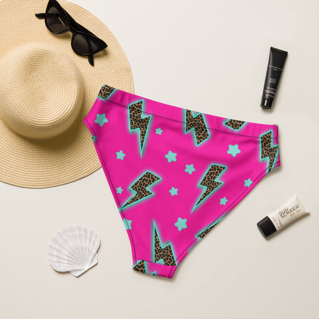 Baha Ranch Yeehaw Leopard Lightning Bikini Bottom