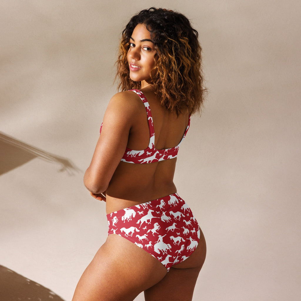 Baha Ranch Yeehaw Red Rodeo Cowboy Bikini