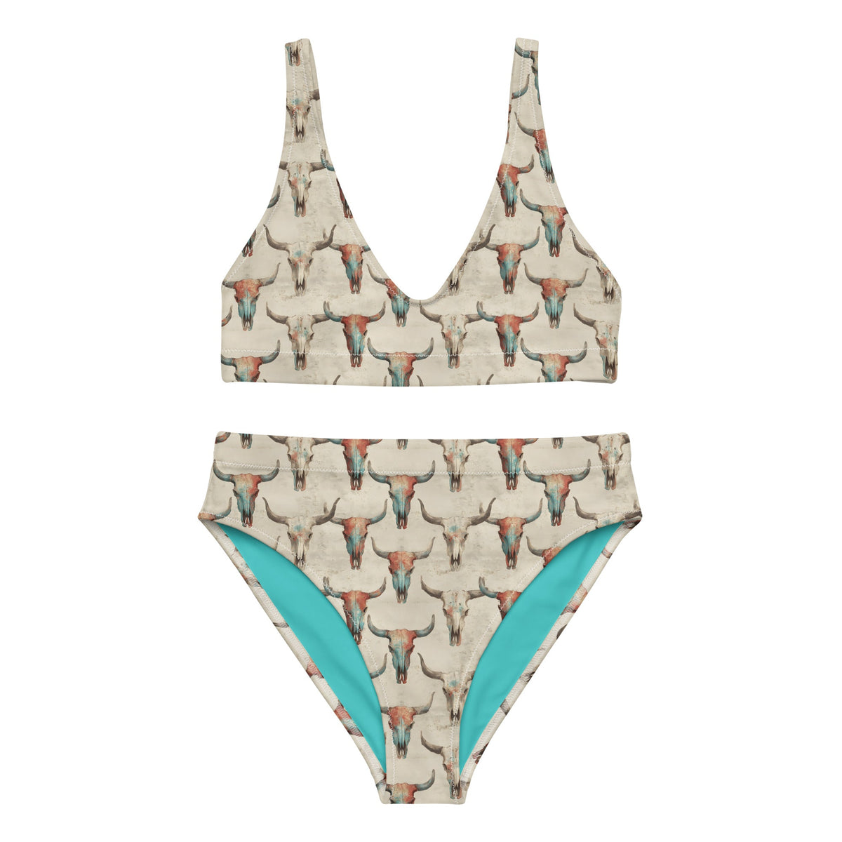 Baha Ranch Yeehaw Bullhead Skulls Bikini