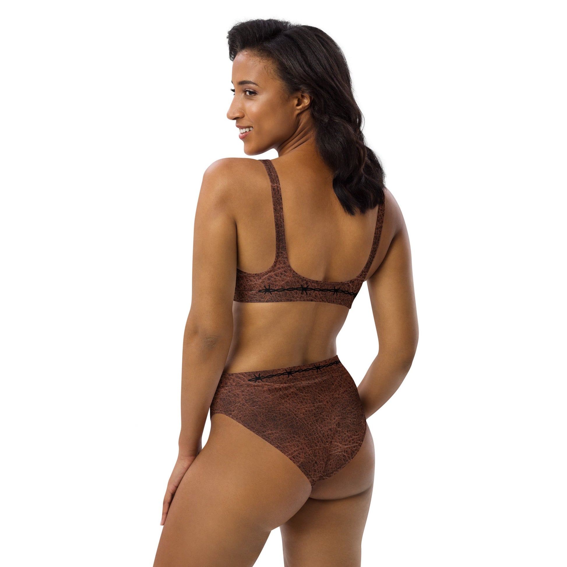 Baha Ranch Yeehaw White Bull Skull Bikini