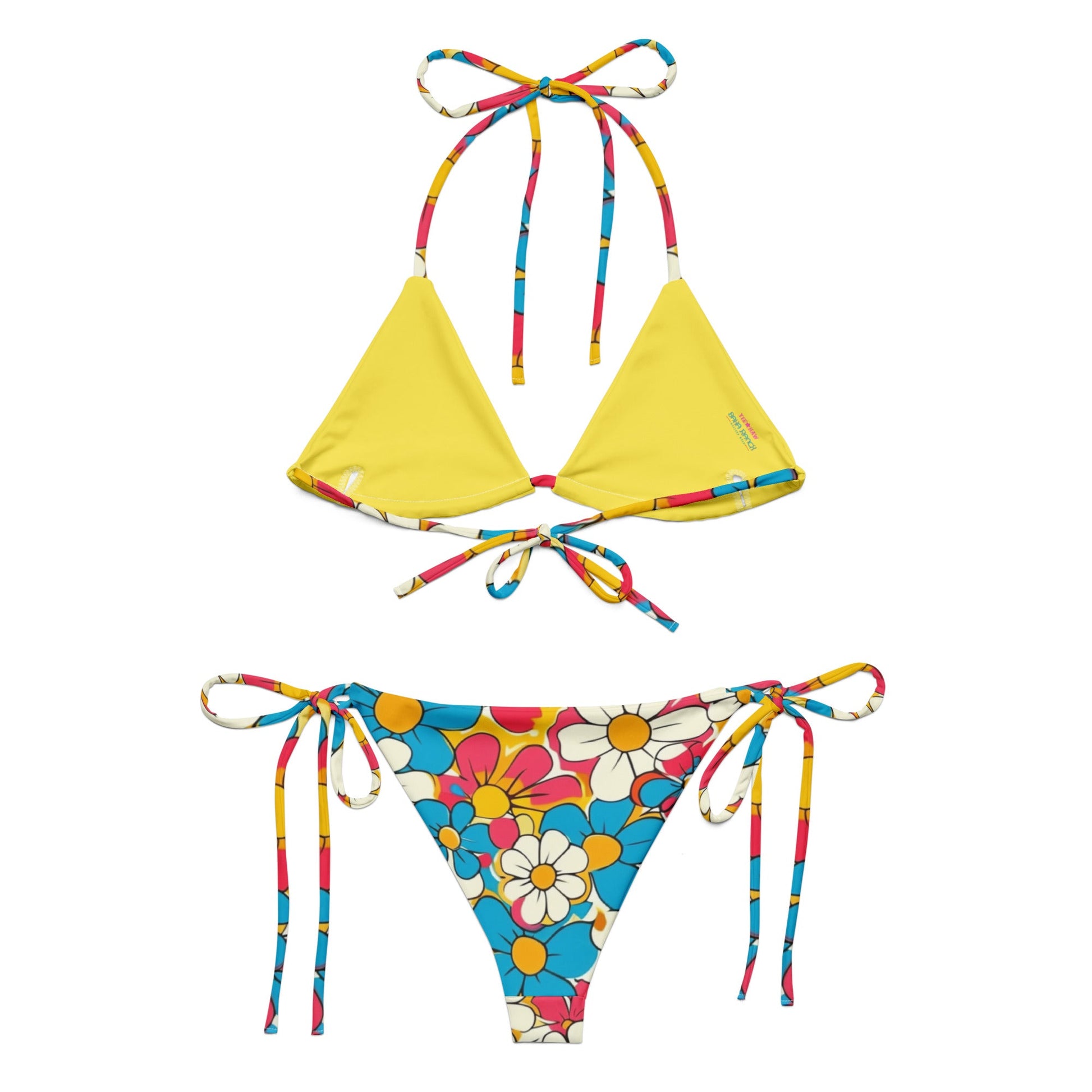 Baha Ranch Yeehaw Flower Child Retro String Bikini