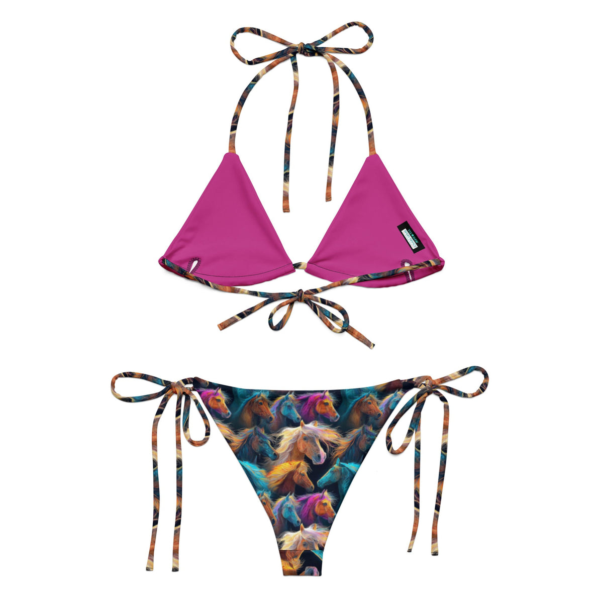 Baha Ranch Yeehaw Wild Horses String Bikini