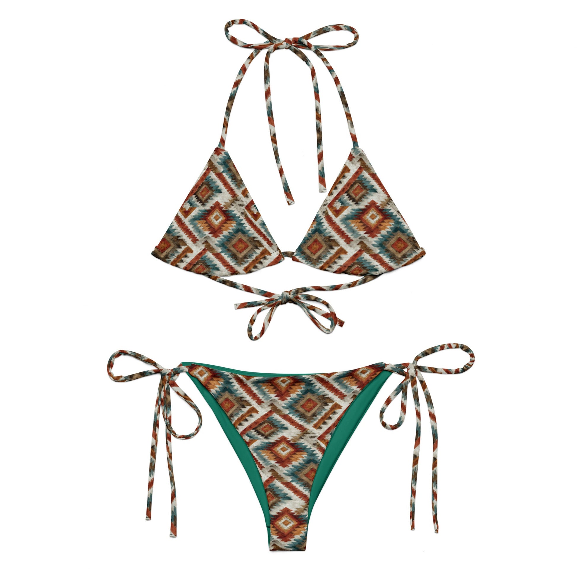 Baha Ranch Yeehaw Southwest Diamond String Bikini