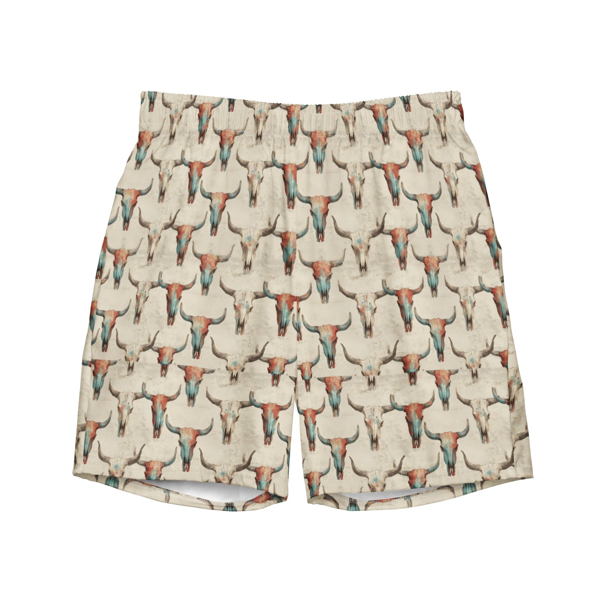 Baha Ranch Bullhead Skull Swim Trunks