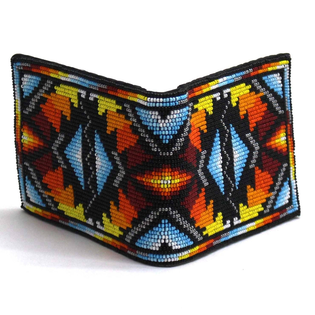 Beaded Fire Wallet