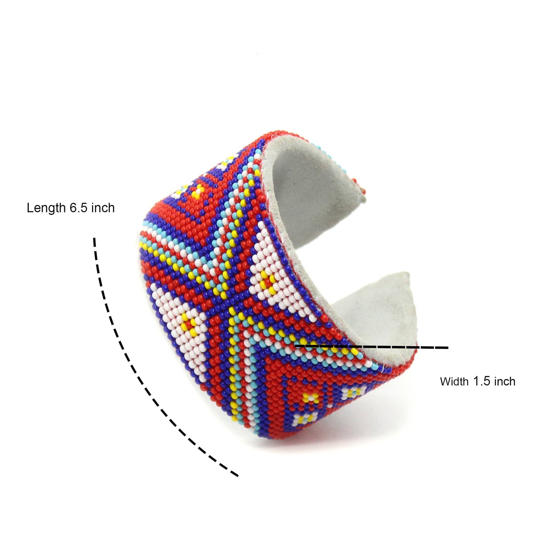 Red Geo Cuff
