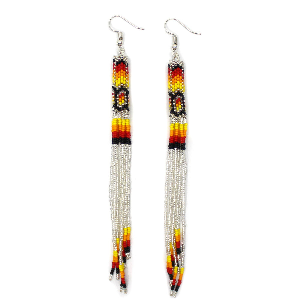 Silver Tassel Earrings