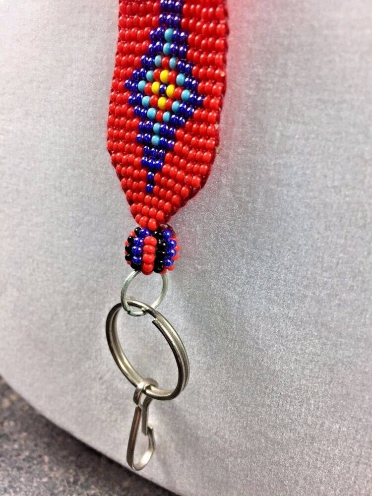 Red/Blue Id Holder Lanyard