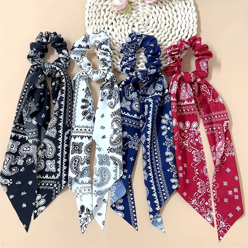 Bandana scrunchies