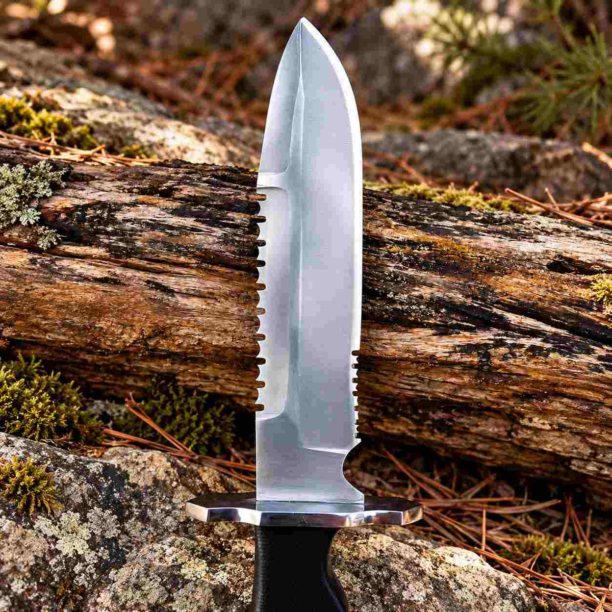 Hand Forged 5160 Spring Steel Bowie Knife with Black Micarta Handle