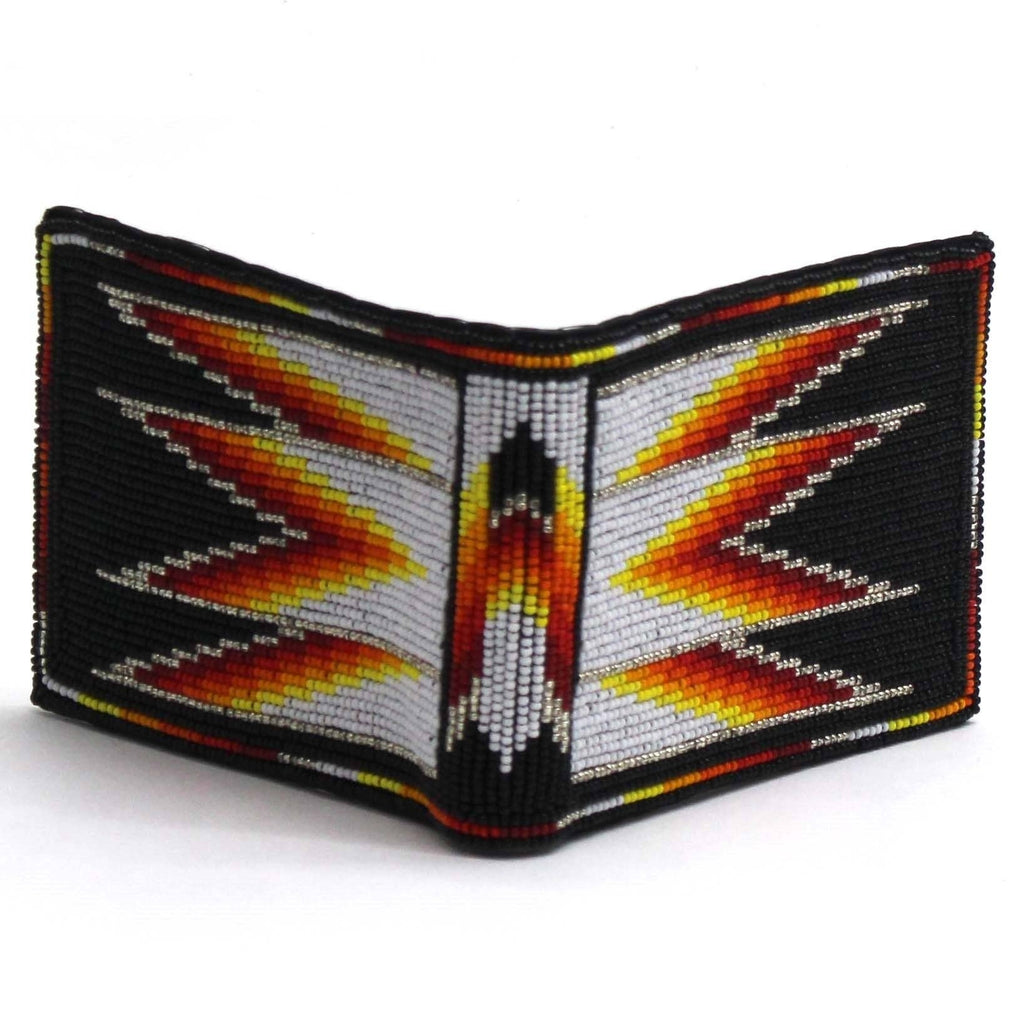 Beaded Fire Wallet