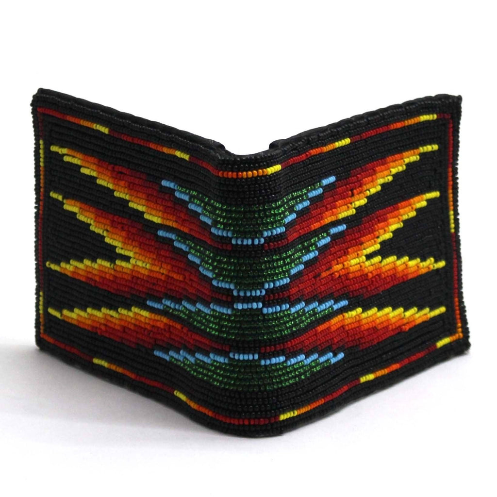 Beaded Fire Wallet