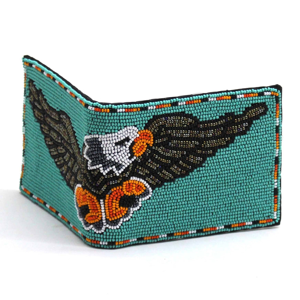 Beaded Fire Wallet