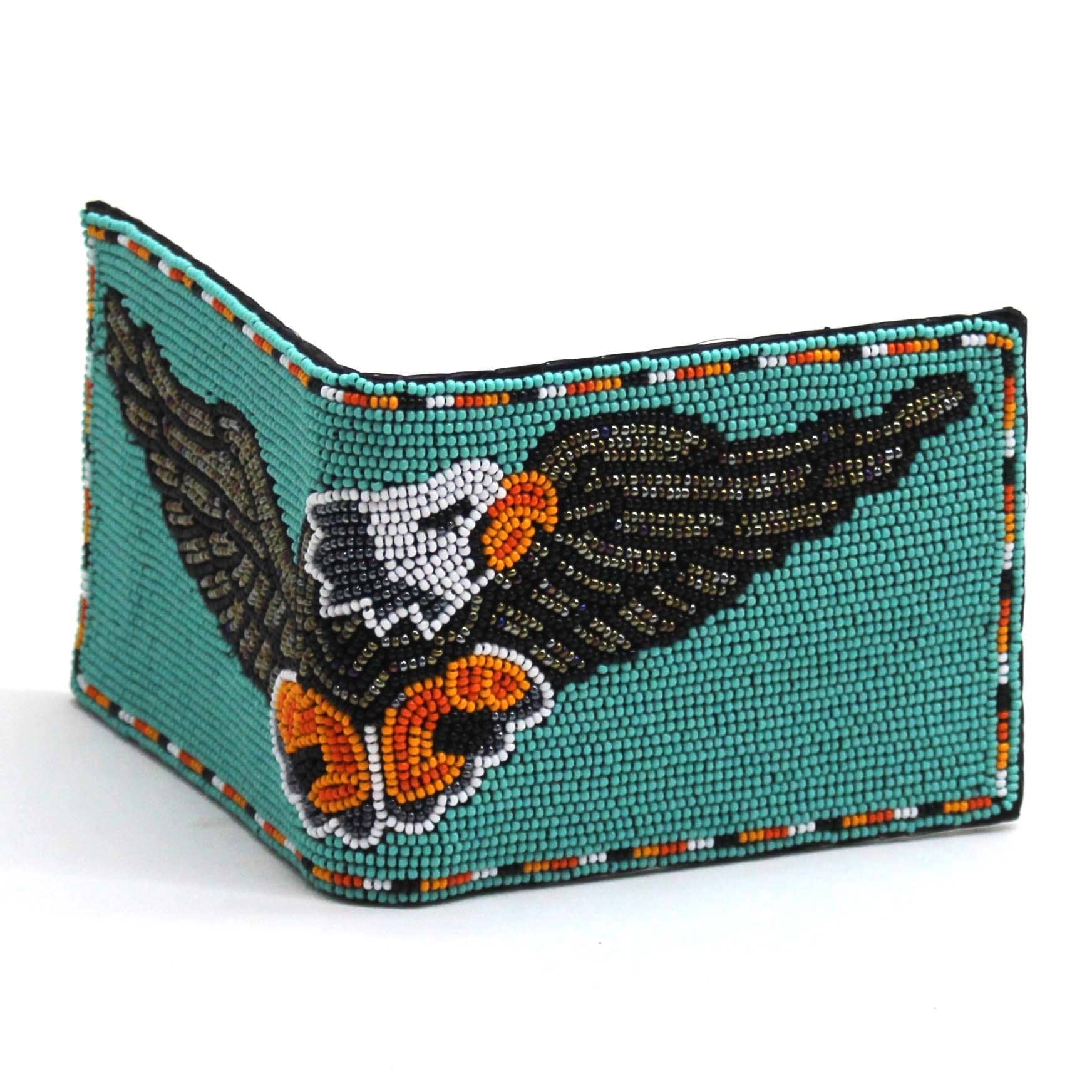 Beaded Fire Wallet