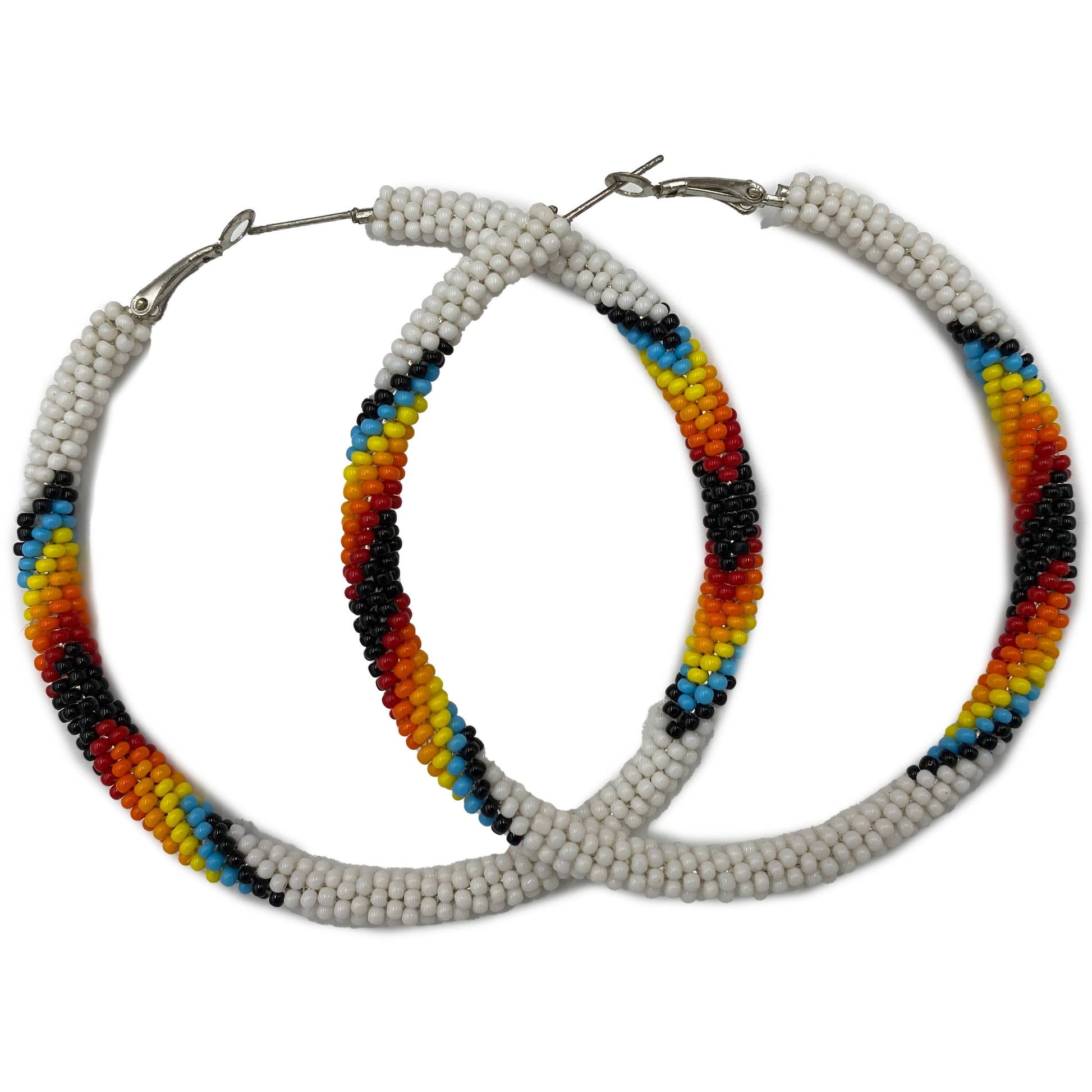 White Fire 3" Hoops