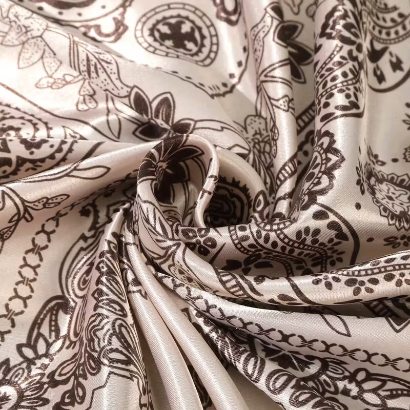 Boho Satin Scarf