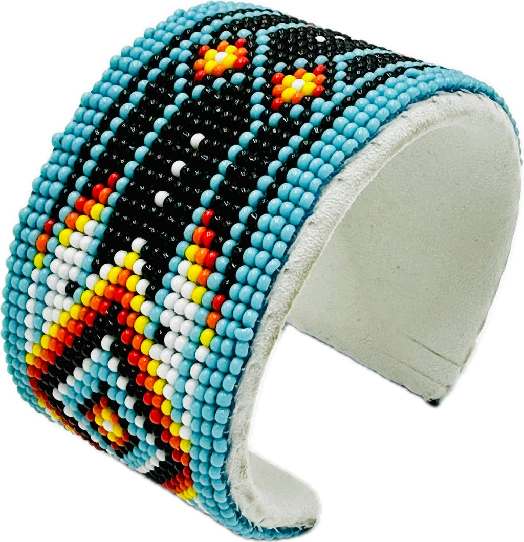 Cyan Blue Diamond Cuff