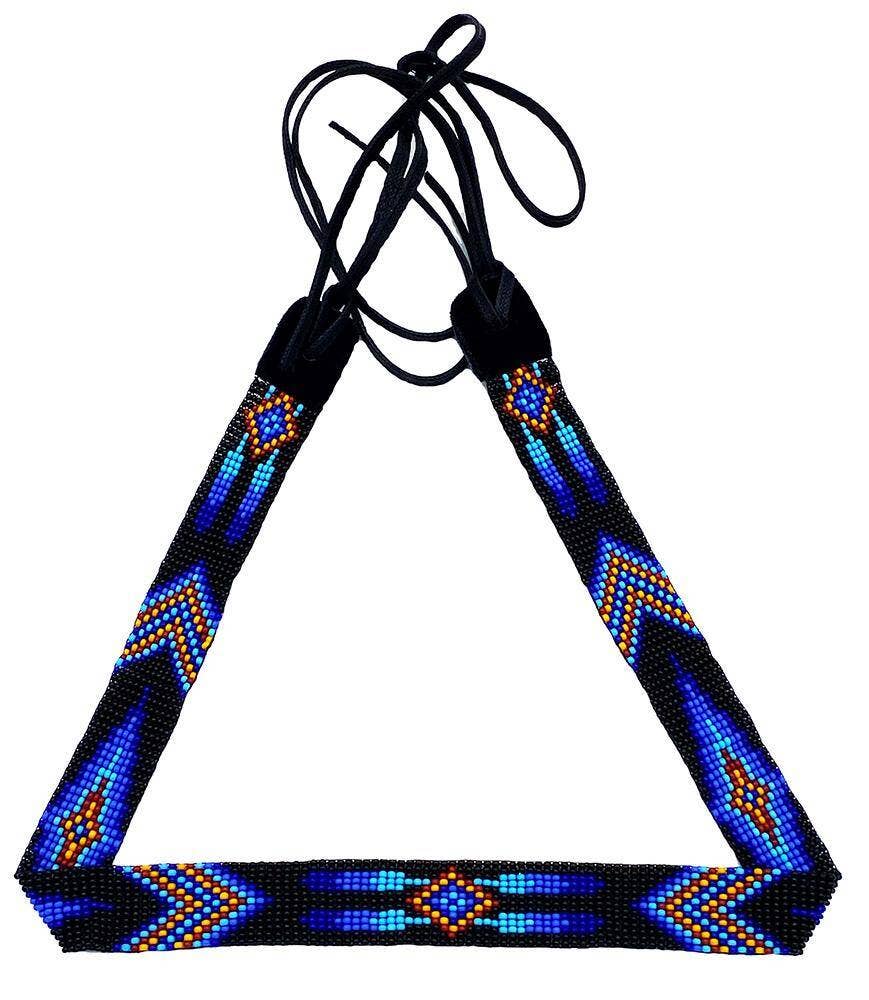 Blue Feather Hatband