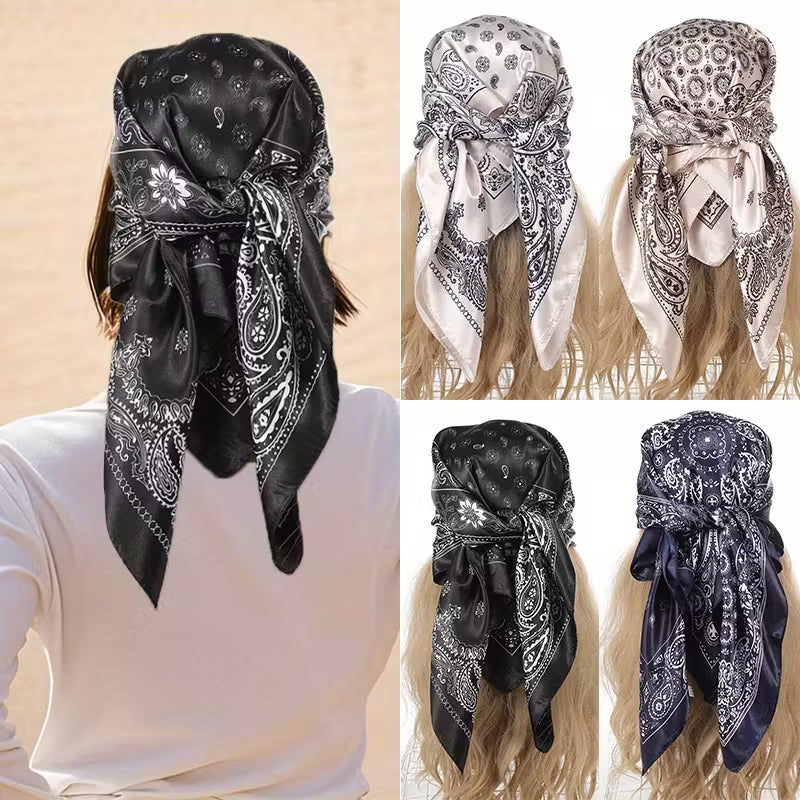 Boho Satin Scarf