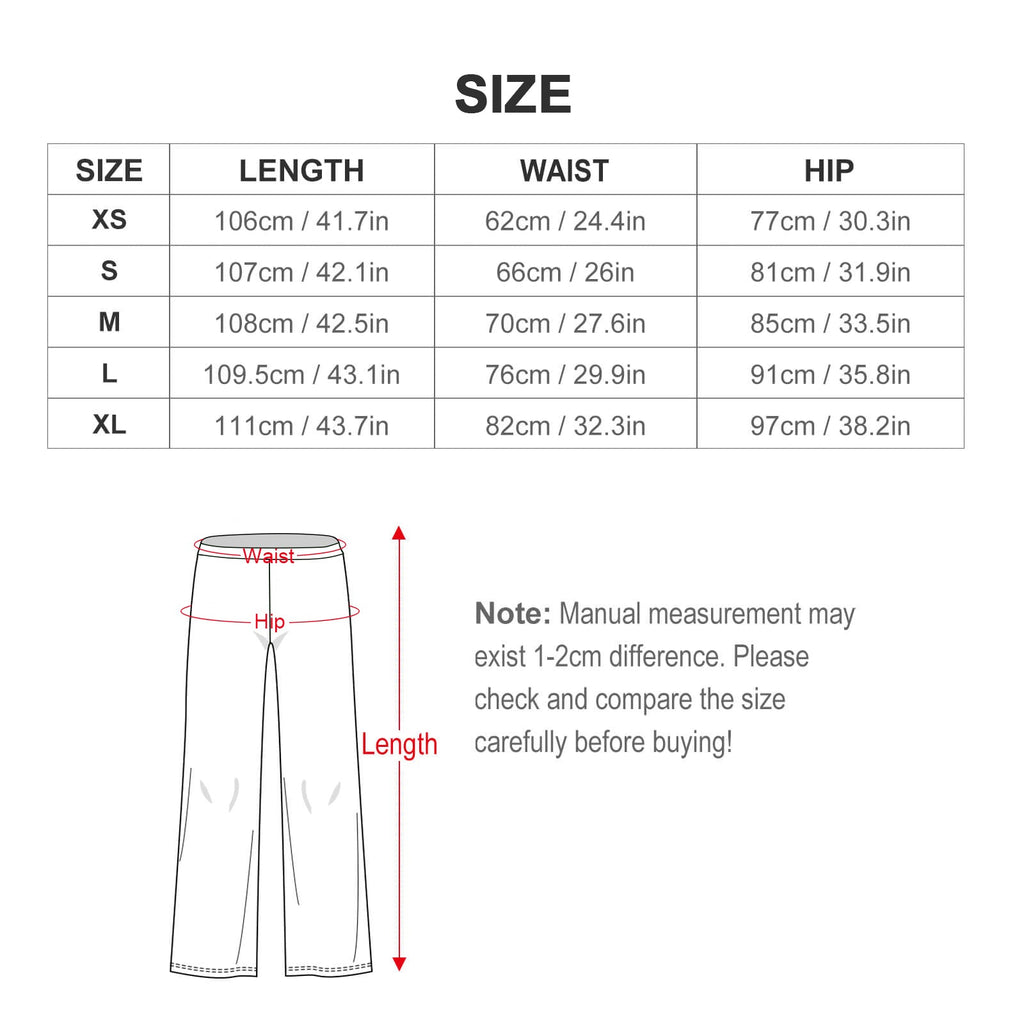 Baha Ranch Colores de Mexico Romantic Red Roses Flare Pants