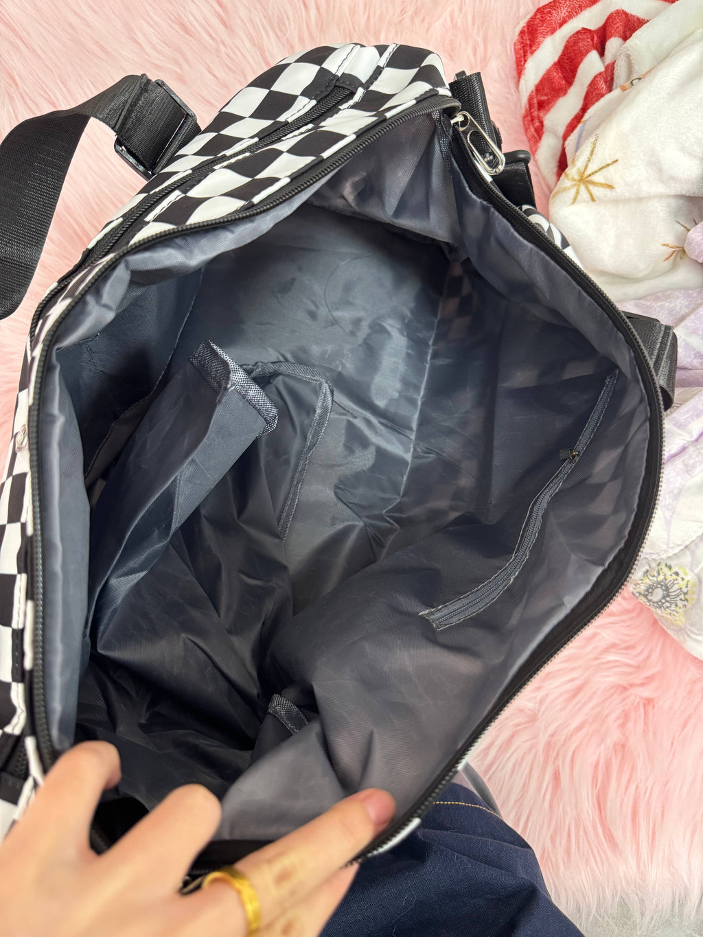 Checker Travel Bag