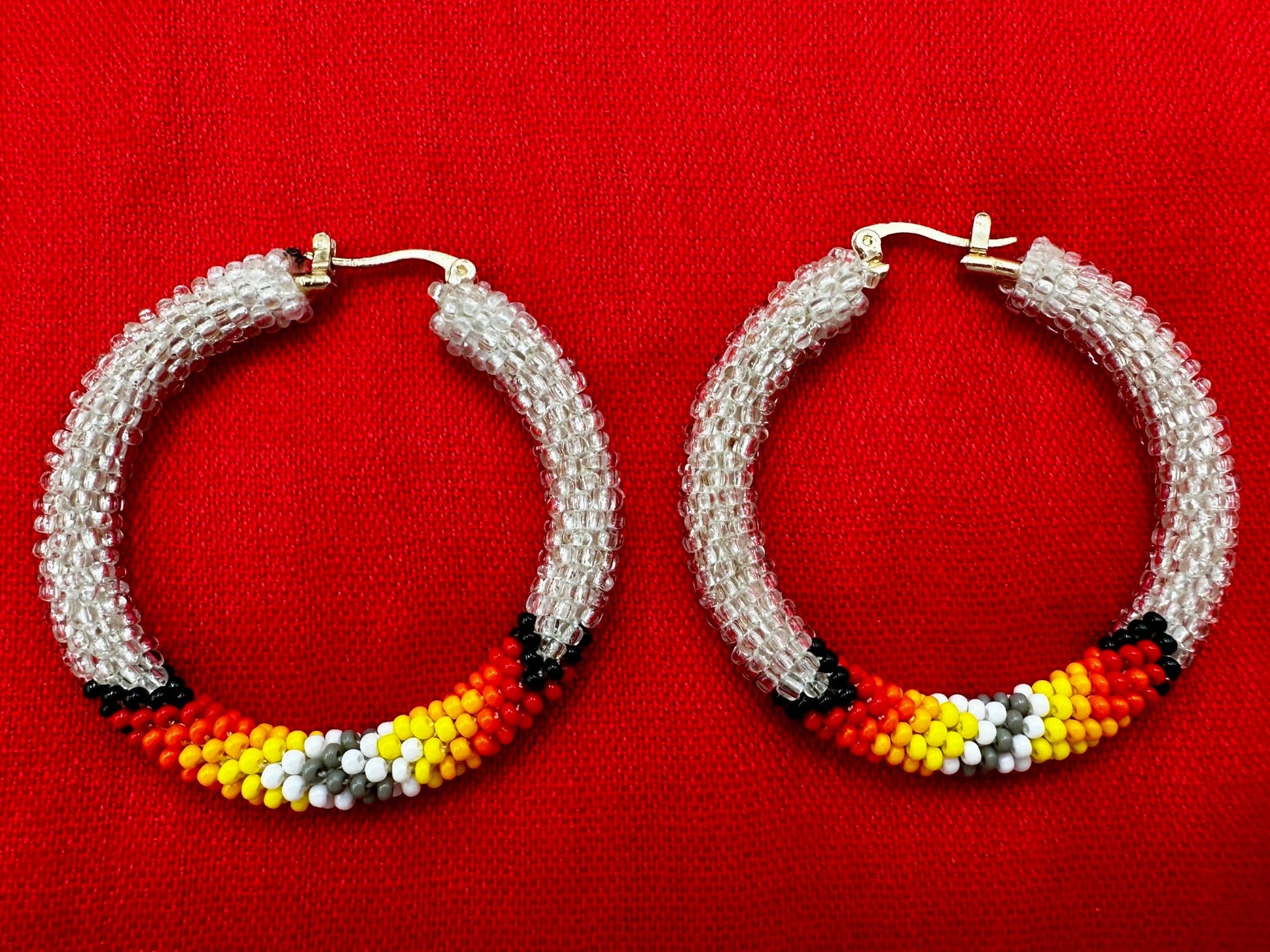 2 inch Silver hoops
