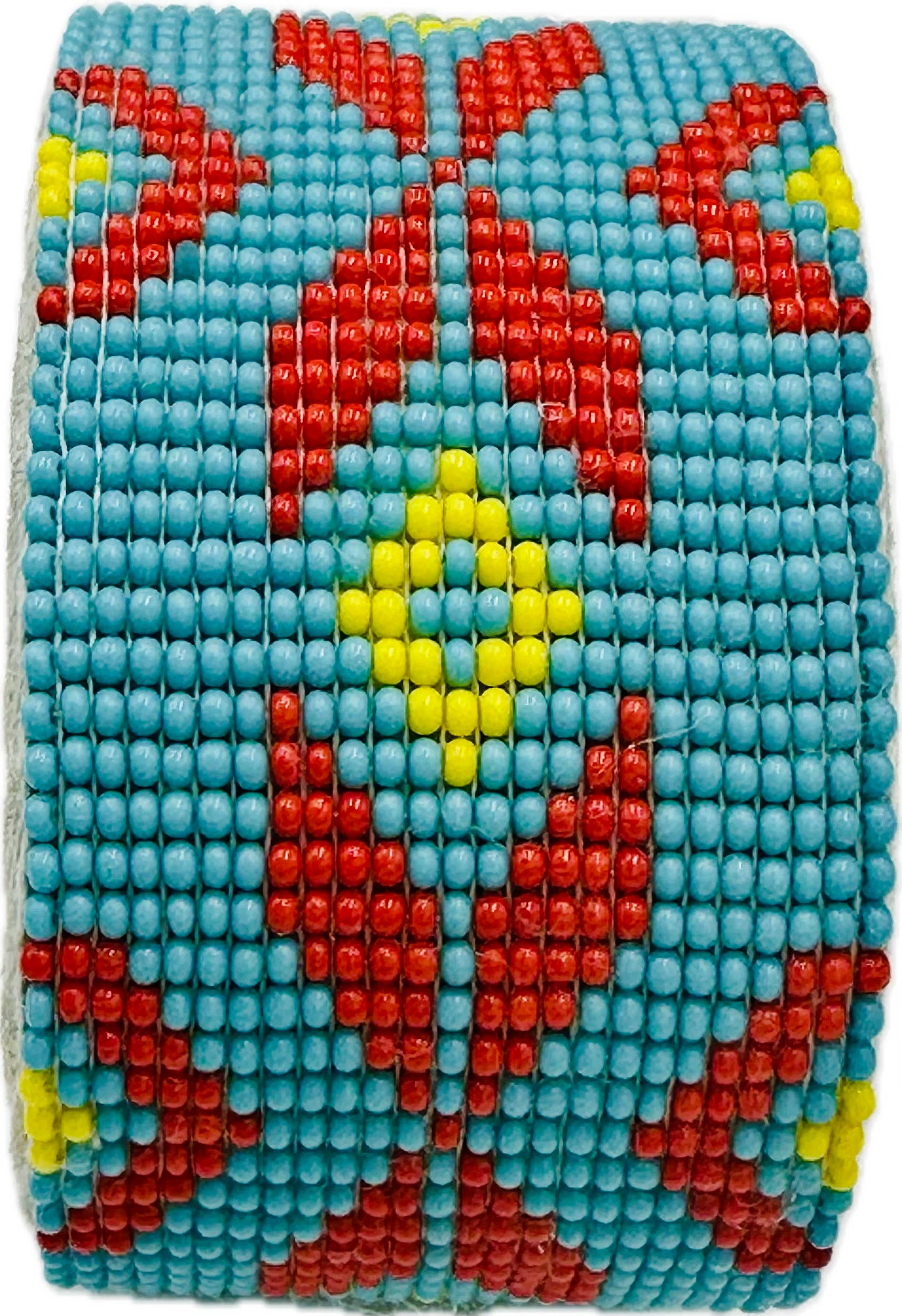 Turq/Red Star Cuff