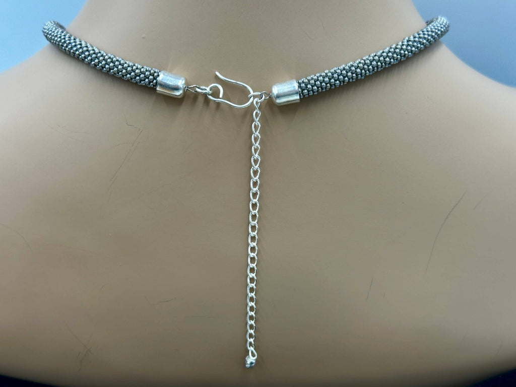 Gray Rope necklace