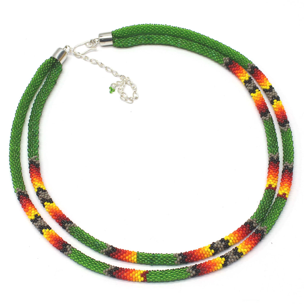 Green 2Rope necklace