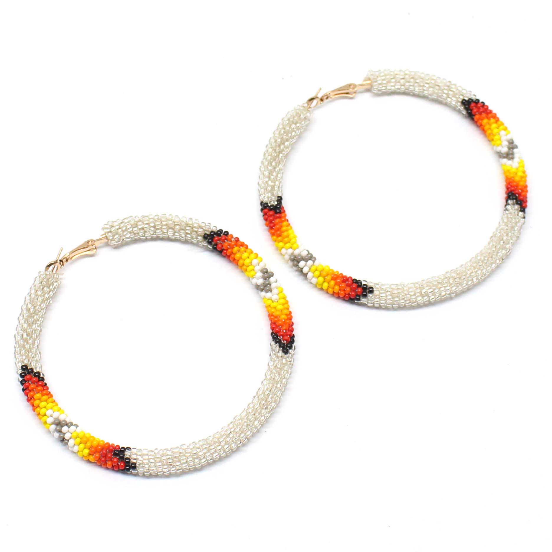 Silver 3 Inch Hoops