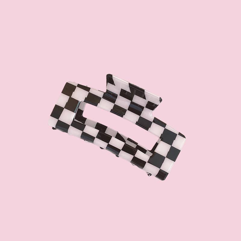 Checker Hair Clip