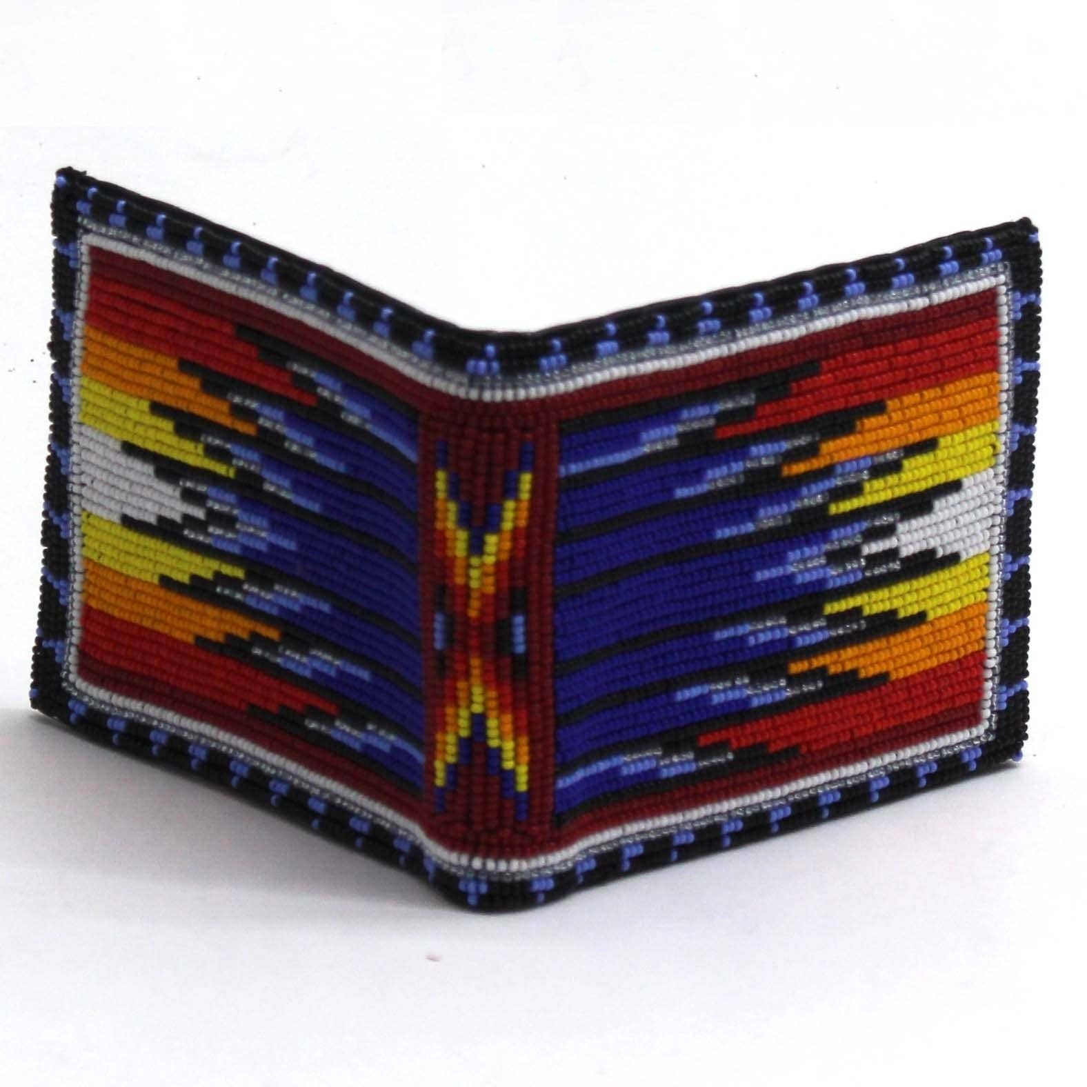 Beaded Fire Wallet